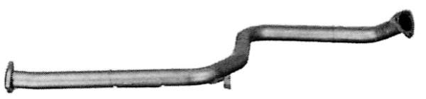 Mittelrohr, Abgasrohr (45.37.04), Delta 1,6 HF Turbo (831)